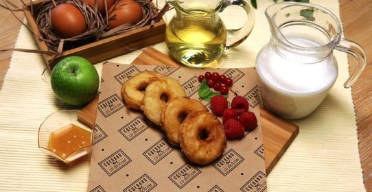 Яблочные пончики Для папы в пивном кляре