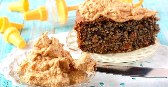 Масляно-карамельный крем с арахисовым грильяжем