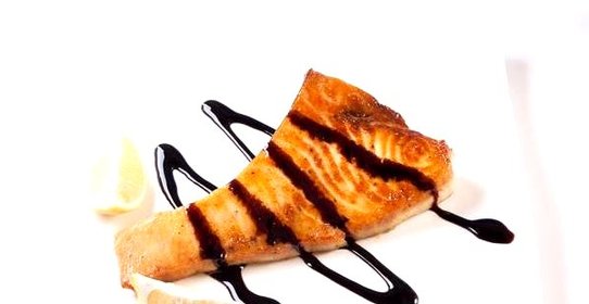 Жареная рыба-меч