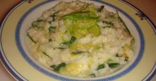 Ризотто с молодым кабачком и тархуном