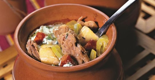 Жаркое по-домашнему из соевого мяса