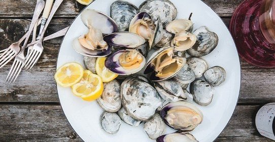 Мидии, сваренные в пиве