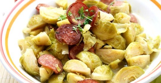 Брюссельская капуста по‑вестфальски