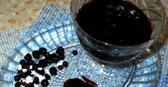 Черничный кисель