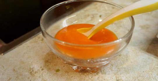 Детское пюре из картофеля и моркови