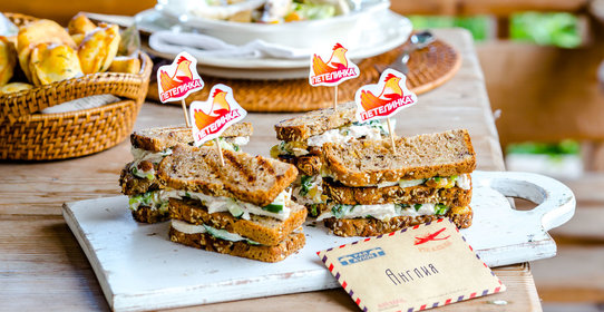 Сэндвичи с куриным салатом