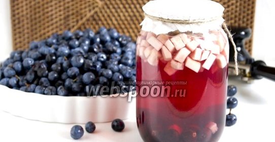 Компот с тёрном и кабачком