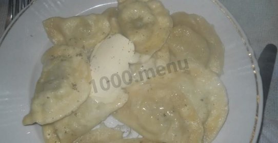 Вареники с картошкой и печенкой