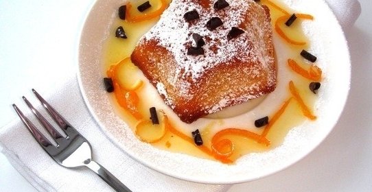 Апельсиновый фондан