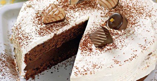 Торт из черного шоколада
