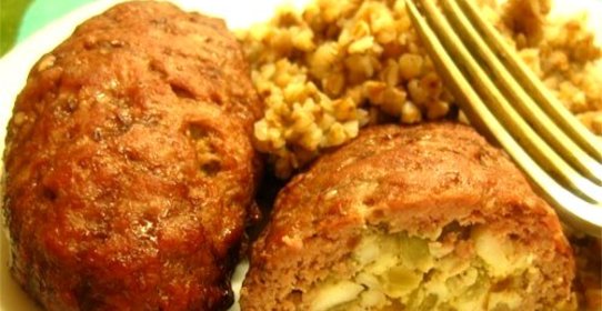Зразы с яйцом в духовке