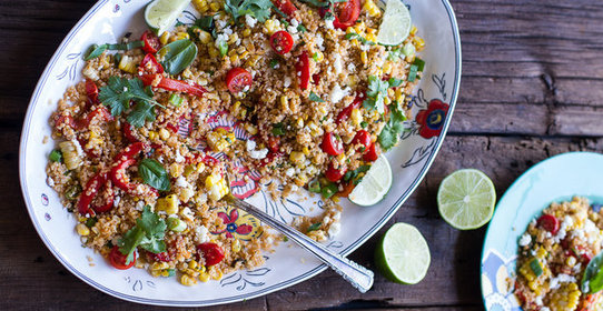 Мексиканский салат с кукурузой