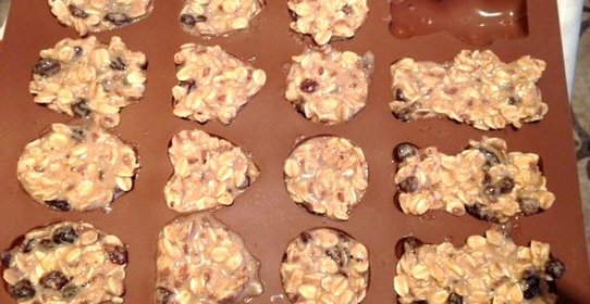 Энергетические овсяные печеньки