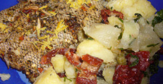 Рыба, запеченная в пряном маринаде