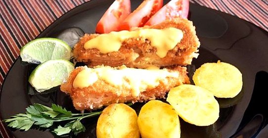 Жареный хек