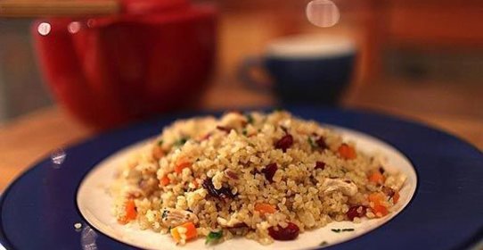 Булгур с орехами