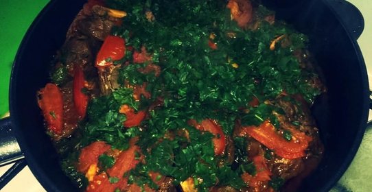 Гусь в вине