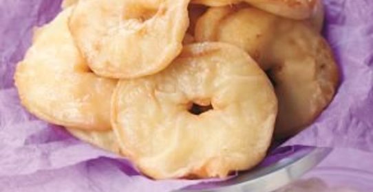 Яблочные пончики