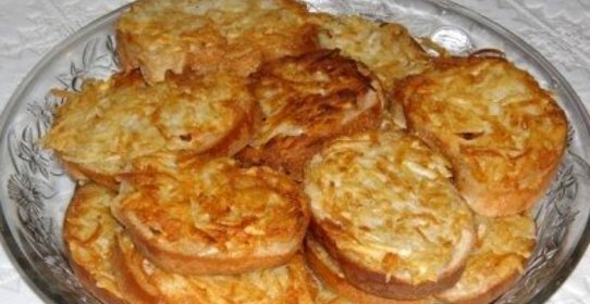 Гренки с картофелем