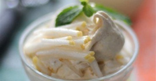 Сырное мороженое