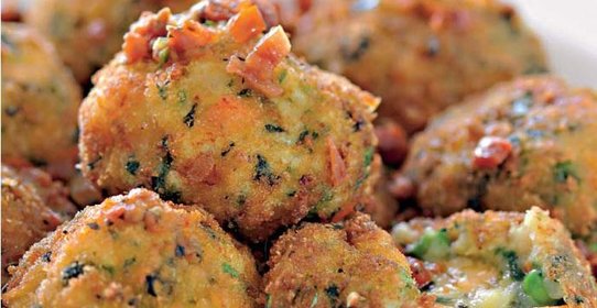 Шарики из картофеля с турнепсом