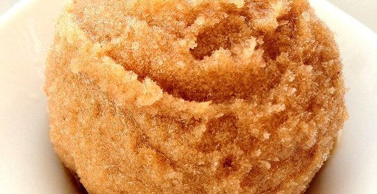 Сорбет из желтых слив