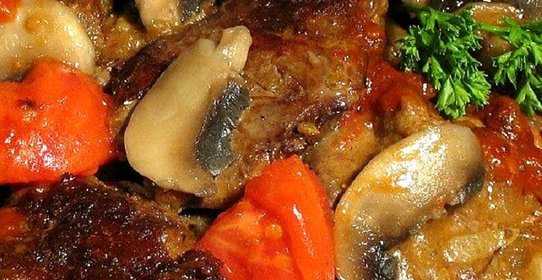 Печень куриная по-французски