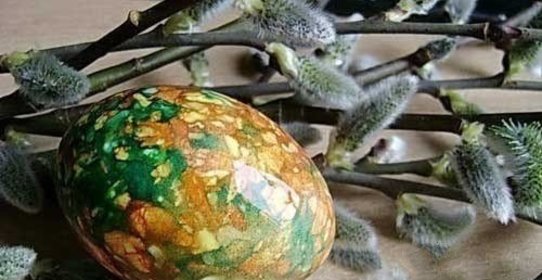 Мраморные яйца. Мастер-класс к Пасхе