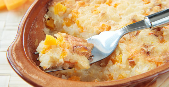 Рисовый пудинг с тыквой