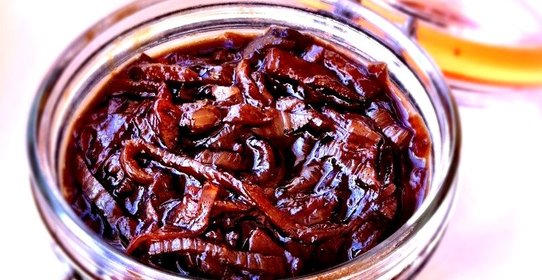 Луковый джем с пивом и шоколадом