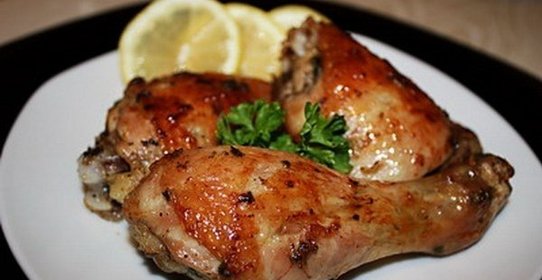 Курица кусочками в рукаве