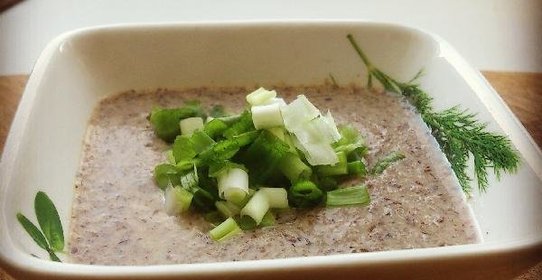 Крем-суп с шампиньонами