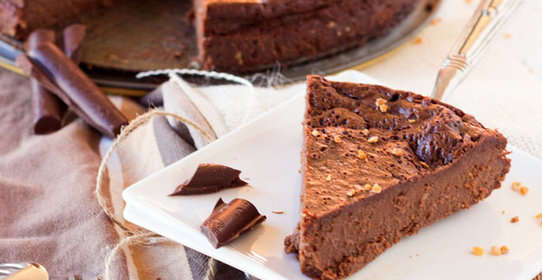 Шоколадный пирог без муки