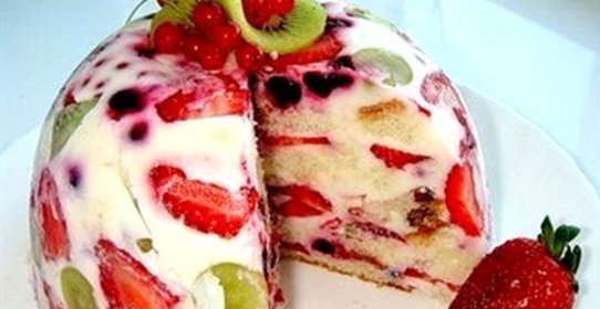 Летний ягодный десерт