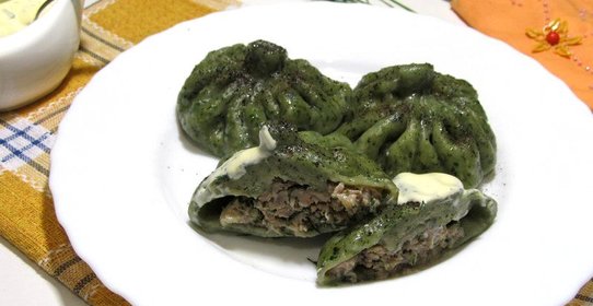 Хинкали зелёные