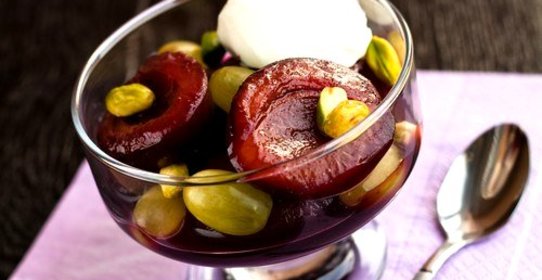 Печеные сливы