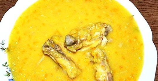 Горошница с курицей в мультиварке