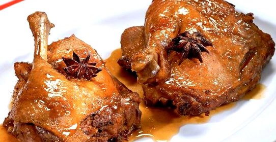 Утка в воке