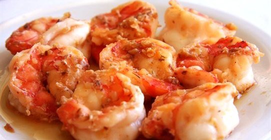 Раки и креветки в вермуте