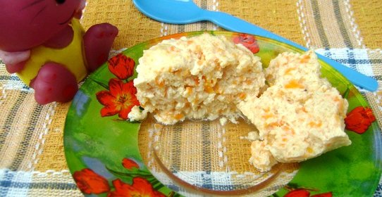 Детское мясное суфле на пару