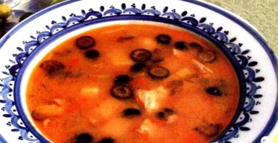 Солянкa с рыбой