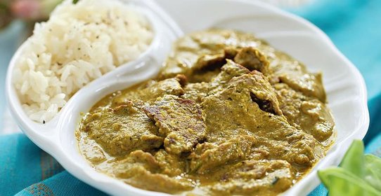 Тайское зеленое карри с говядиной