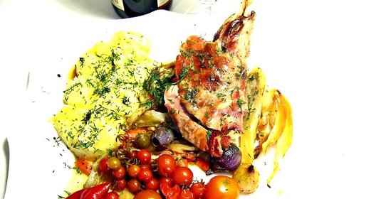 Жаркое на противне в духовке