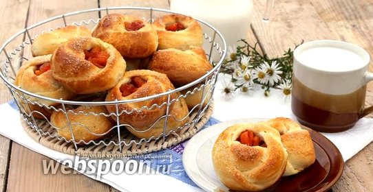 Булочки с курагой