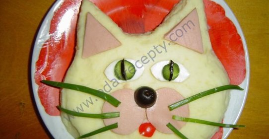 Картофельное пюре Кот