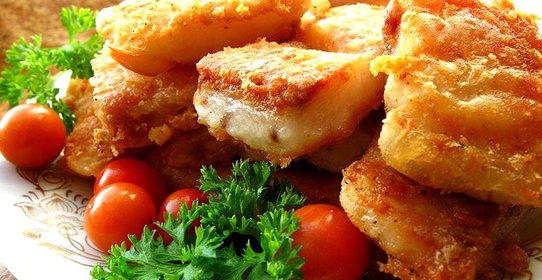 Филе сома с базиликом и тимьяном