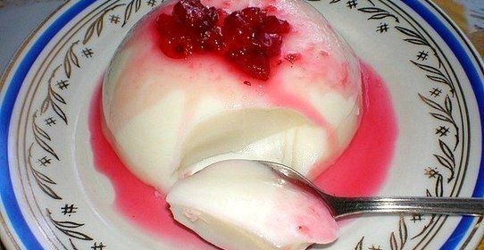 Кефирное желе