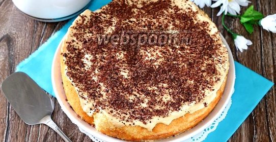 Торт «Нежность» с крем-брюле