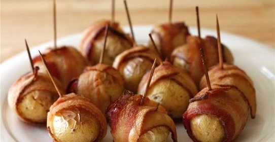 Картофель в беконе