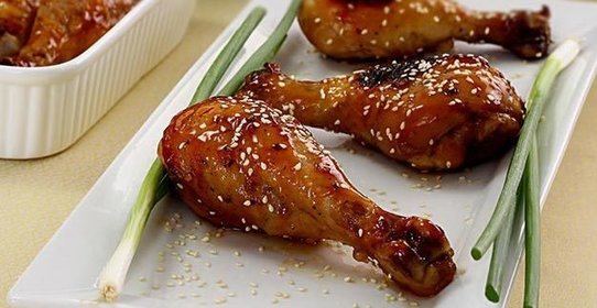 Куриные ножки в соусе Терияки на гриле